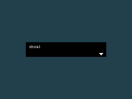bitsy/games/shoal screenshot