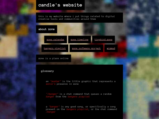 zone/about screenshot