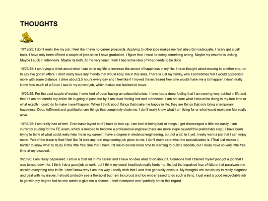 Blog screenshot