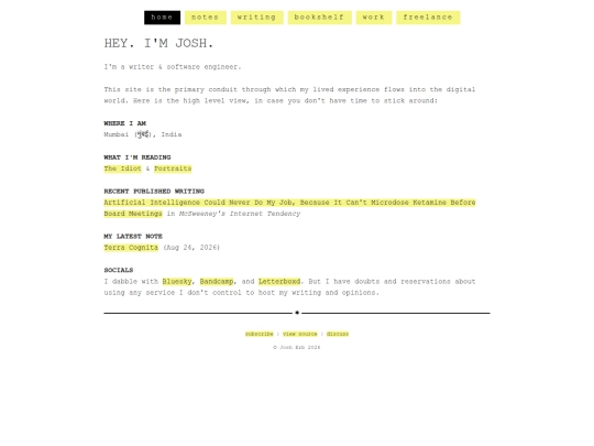 index screenshot