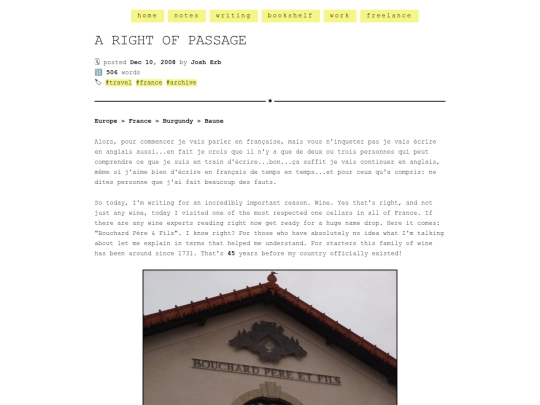 notes/2008/a-right-of-passage screenshot