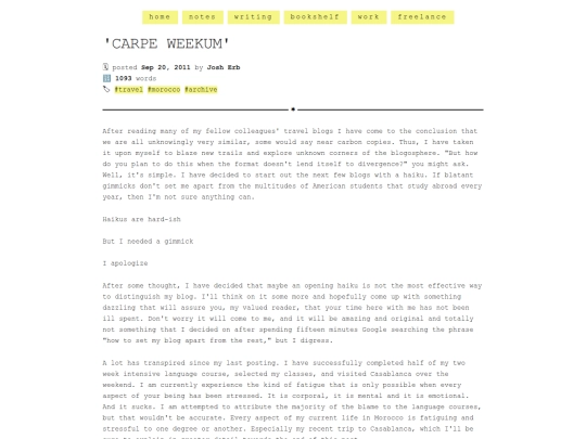 notes/2011/carpe-weekum screenshot