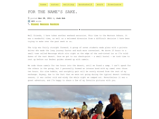 notes/2011/for-the-names-sake screenshot