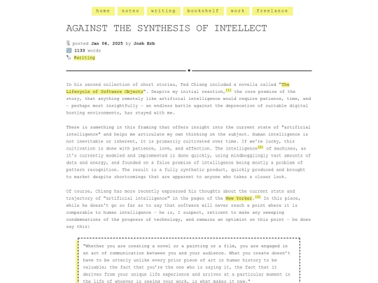 notes/2025/against-the-synthesis-of-intellect screenshot
