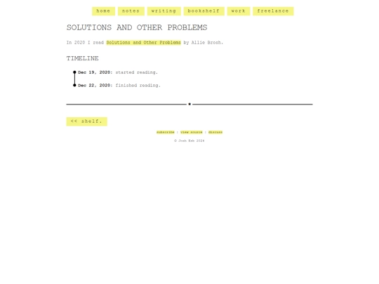 shelf/allie-brosh/solutions-and-other-problems screenshot
