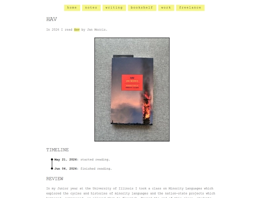 shelf/jan-morris/hav screenshot