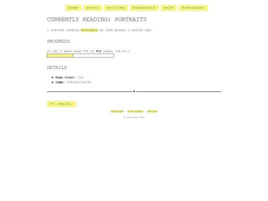 shelf/john-berger/portraits screenshot