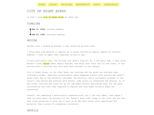 shelf/juhea-kim/city-of-night-birds screenshot