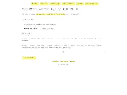 shelf/paul-tremblay/the-cabin-at-the-end-of-the-world screenshot