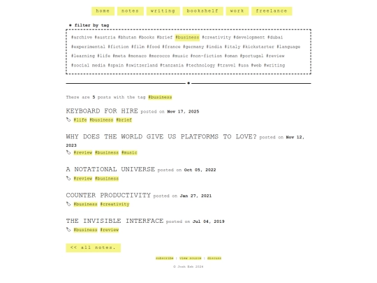 tags/business screenshot