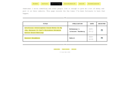 writing screenshot
