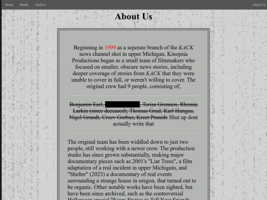AboutUs screenshot