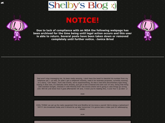 MyBlog screenshot