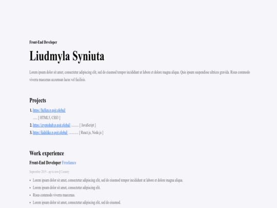 index screenshot