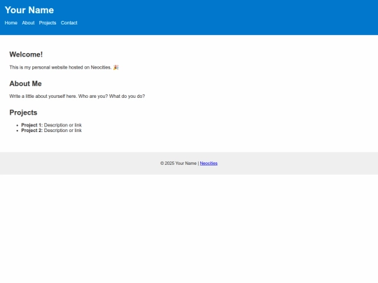 index screenshot