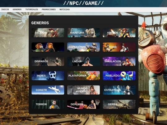 generos screenshot