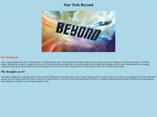 MovieReview screenshot