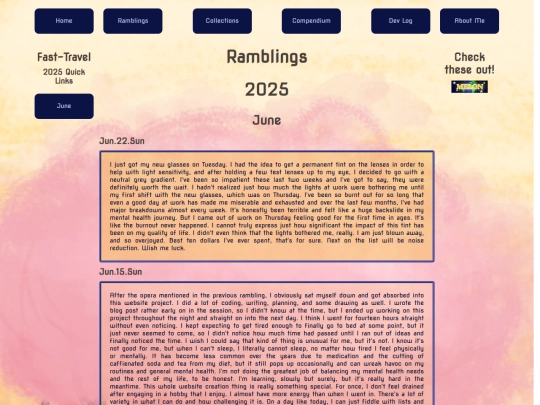 blog screenshot