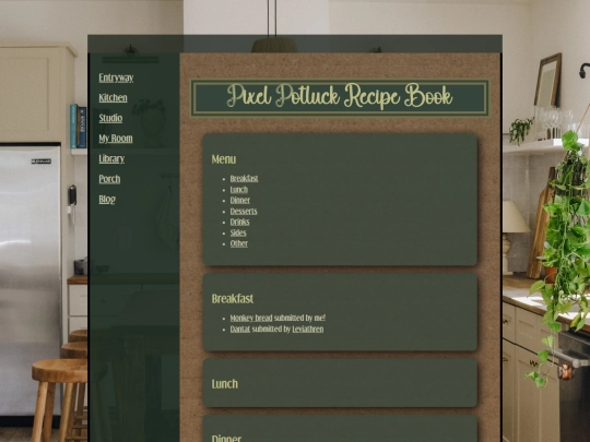 kitchen/recipe-book screenshot