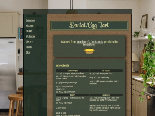 kitchen/recipe-book/dantat screenshot