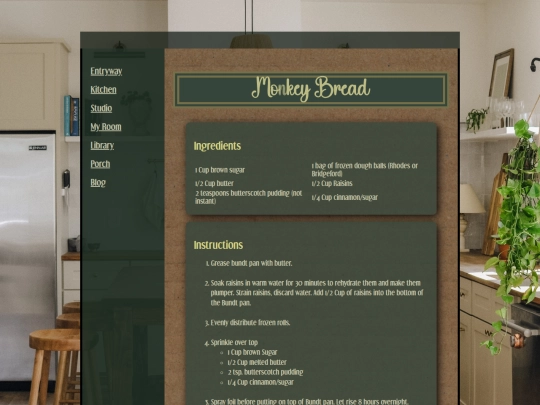 kitchen/recipe-book/monkey-bread screenshot