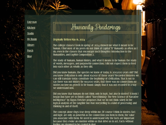 porch/musings/humanity-ponderings screenshot