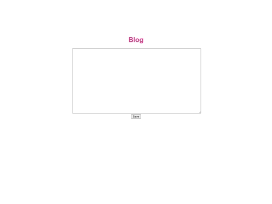 blog_editor screenshot
