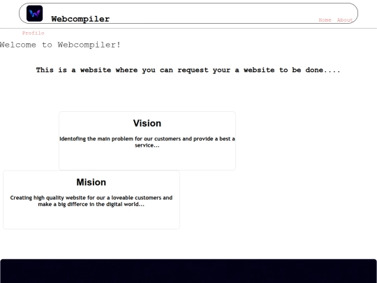 webcompiler/demo screenshot