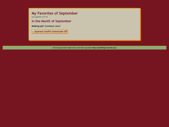 favorites screenshot