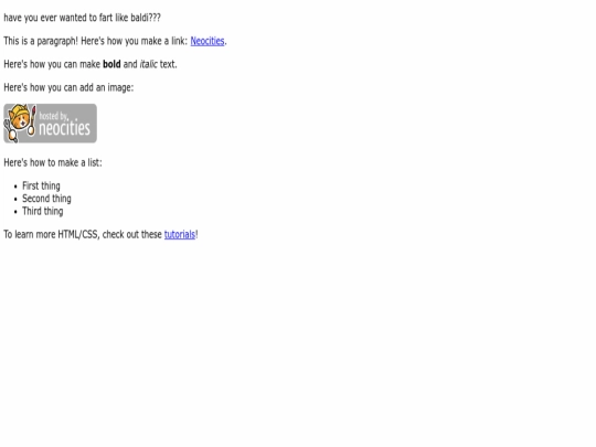 index screenshot