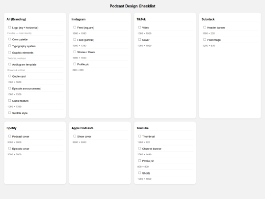 WebApps/checklist screenshot