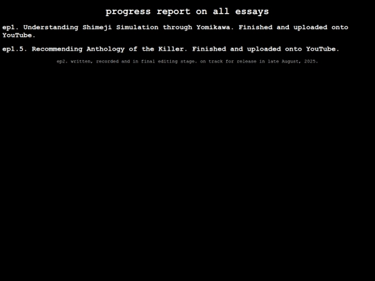 progress-report screenshot