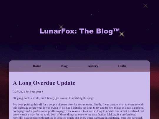 blog screenshot