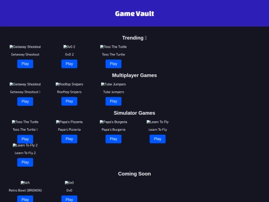 games screenshot