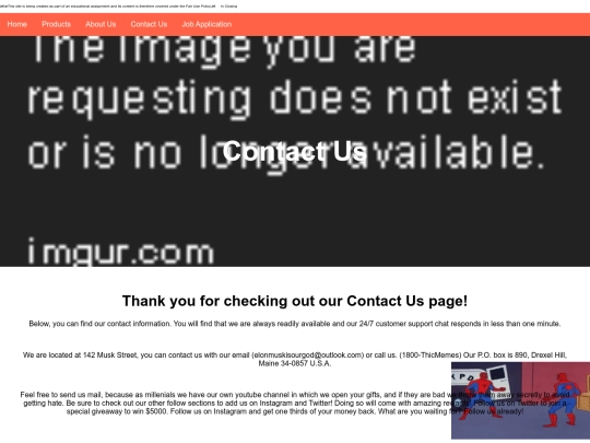 contactus screenshot