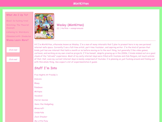 AboutMeTest screenshot