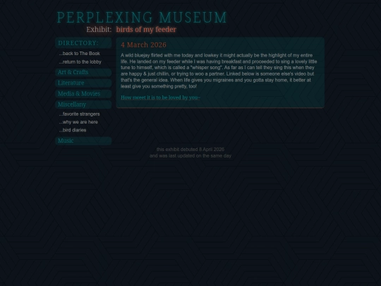 museum/misc/birddiaries screenshot