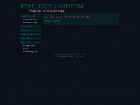 museum/music screenshot