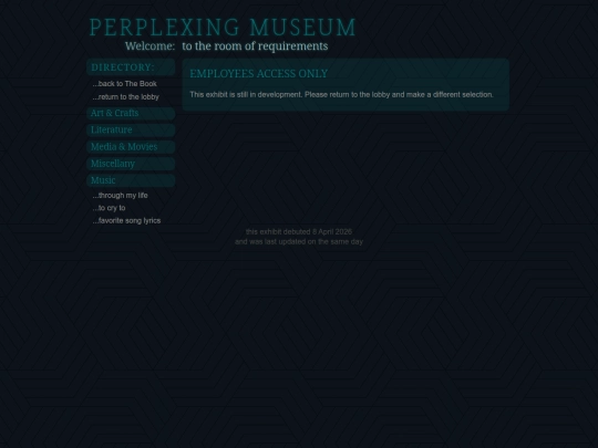 museum/music/tocryto screenshot