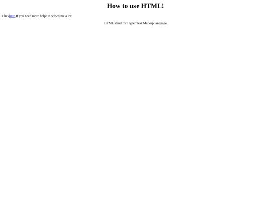 Newsitetestcode/learnhtml screenshot