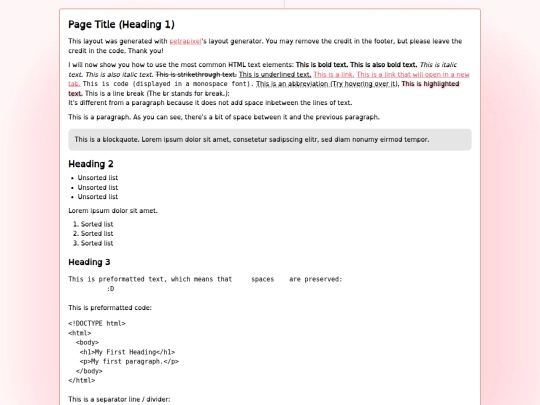 index screenshot