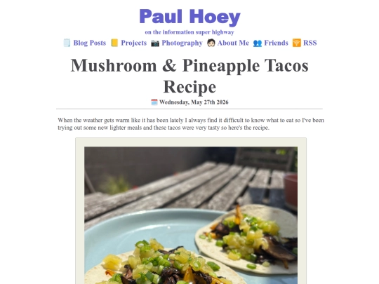 posts/mushroom-&-pineapple-tacos-recipe screenshot