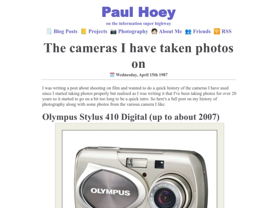 posts/the-cameras-i-have-taken-photos-on screenshot