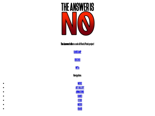 answerisno screenshot