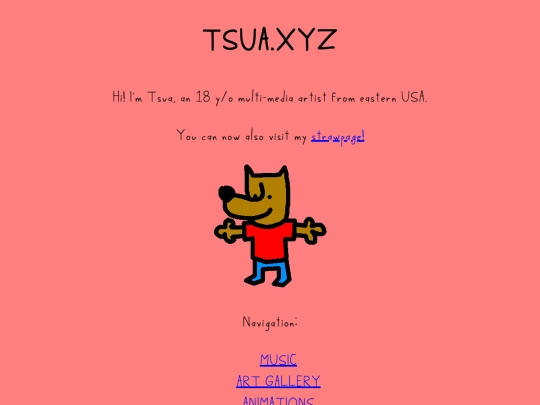 oldhomepage screenshot