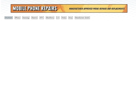 menu in html/s screenshot