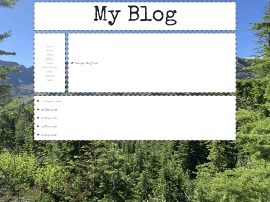 blog screenshot