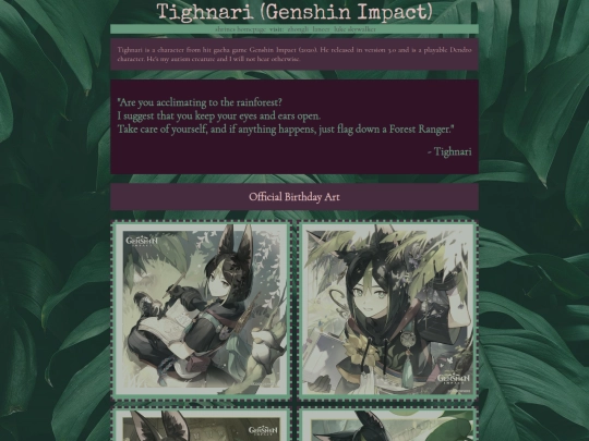 tighnari screenshot