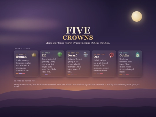 five crowns screenshot