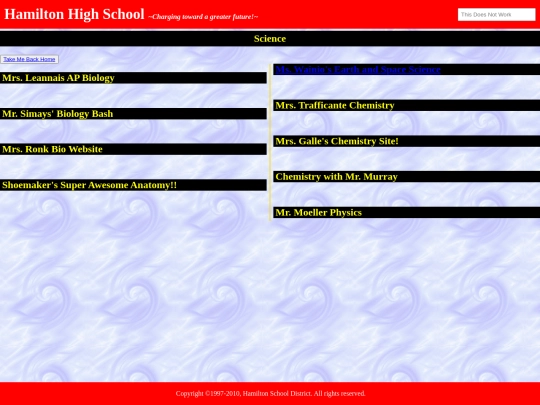 hamilton/pages/science screenshot